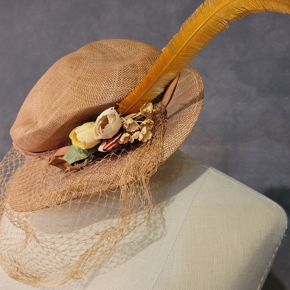 Vintage birdcage hat
